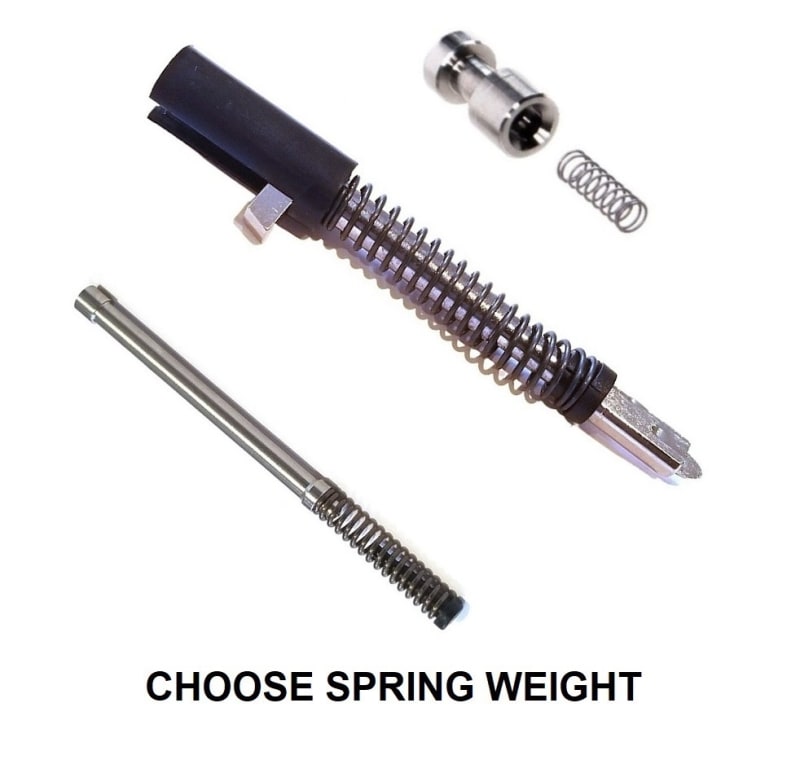 Striker Firing Pin Assembly, Firing Pin Safety Plunger and Extractor Depressor Plunger Made From Billet Stainless Steel For Glock 17 19 26 34 45 GEN 1 2 3 4