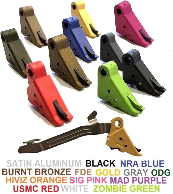 Tango Down Trigger With Bar For Glock 43, 43X, 48 Cerakote Tango Down Trigger With Bar For Glock 43, 43X, 48 Cerakote