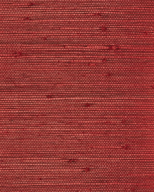 Ruby Red Jute Natural Grasscloth