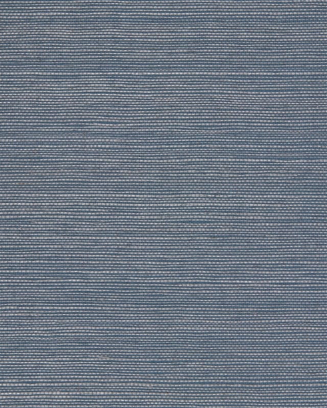 Pearlized Blue Powdered Sisal Grasscloth