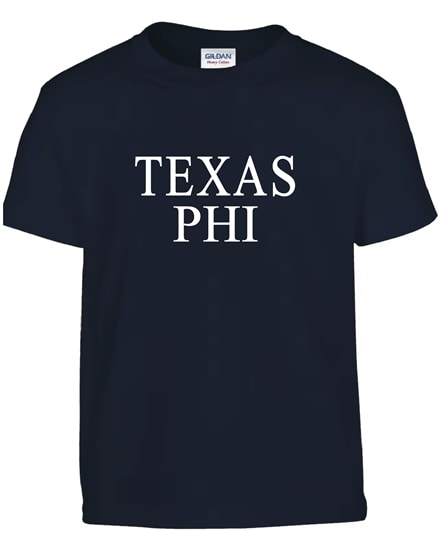 Navy T-Shirt (texas style)- Alpha Epsilon Phi