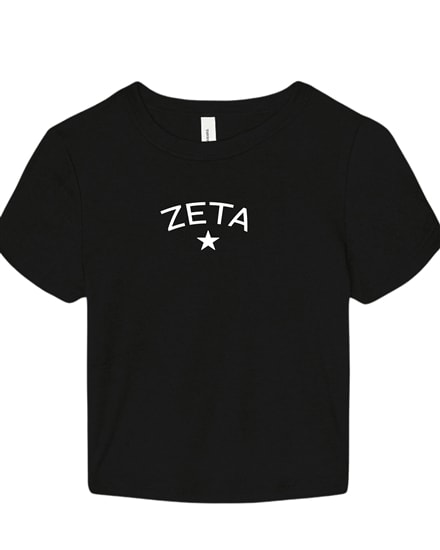 Navy Baby Tee - Star - Zeta