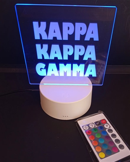 Sorority Nightlight - Kappa Sorority Nightlight - Kappa