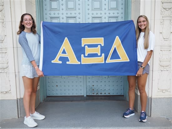 Alpha Xi Delta Sorority Flag
