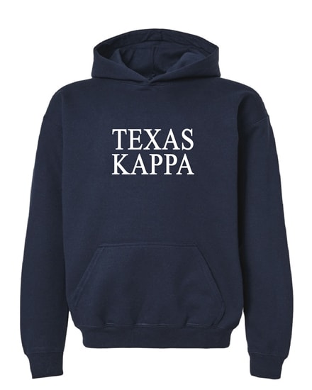 KKG-Navy Hoodie- Texas Style - Kappa