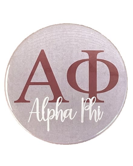 Alpha Phi Grey Pin (3 inch)