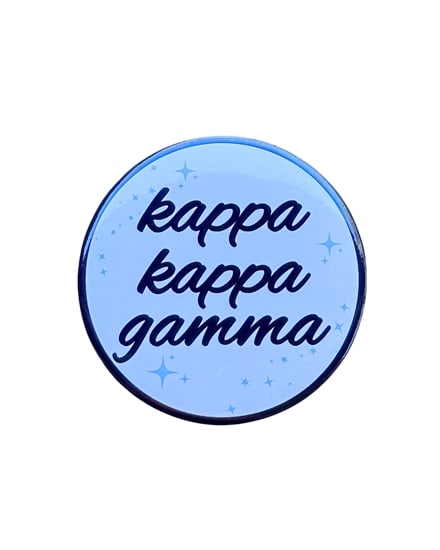 Kappa White Star Pin