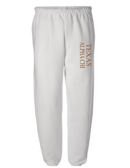 White Sweatpants (Texas Style) - Alpha Chi