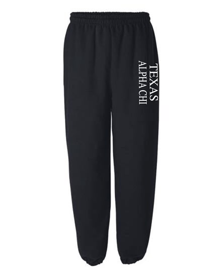 Navy Sweatpants (Texas Style) - Alpha Chi