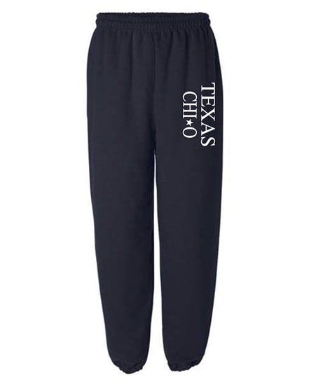 Navy Sweatpants (Texas Style) - Chi Omega