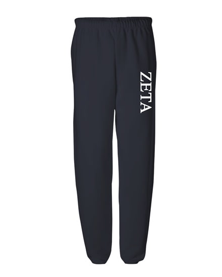 Navy Sweatpants (Classic Vertical) -  Zeta