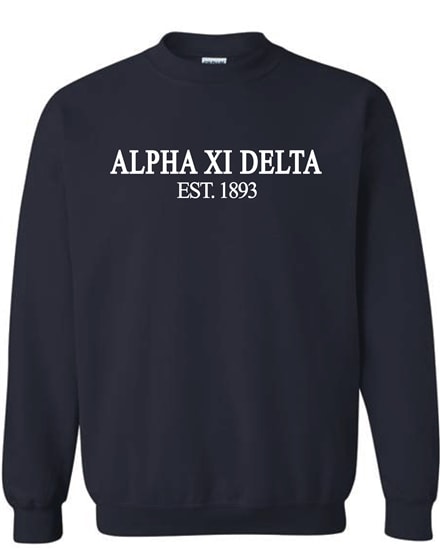 Navy Sweatshirt (Classic Style) -AXiD