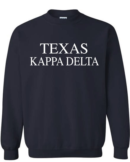 Navy Sweatshirt (Texas) - KD