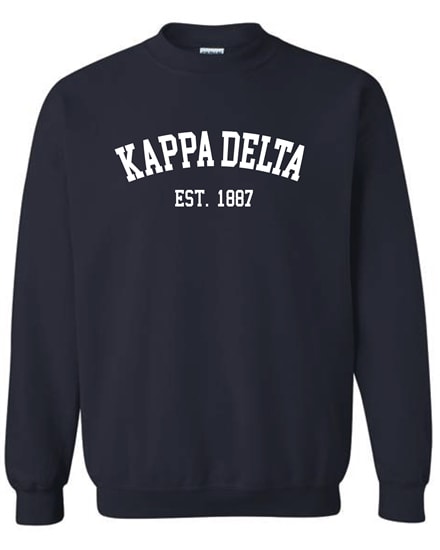 Navy Sweatshirt (Varsity)- KD