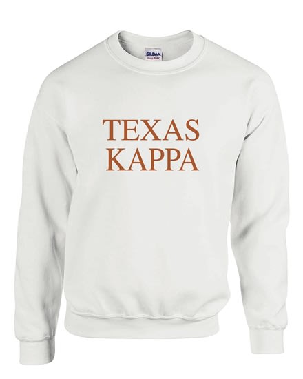 White Sweatshirt (Texas) - Kappa