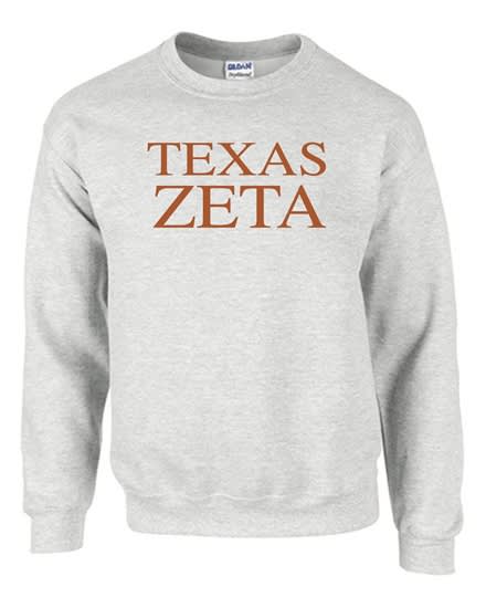 Grey Sweatshirt (Texas) - Zeta