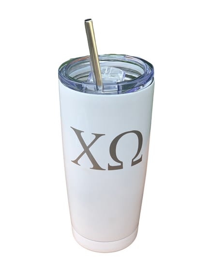 Insulated 20 oz. Tumbler - Chi Omega