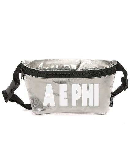 Silver Metallic Fanny - Alpha Epsilon Phi