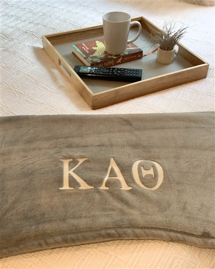 Grey Plush Blanket - Theta