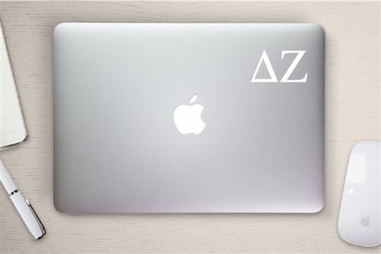 Delta Zeta Computer Decal