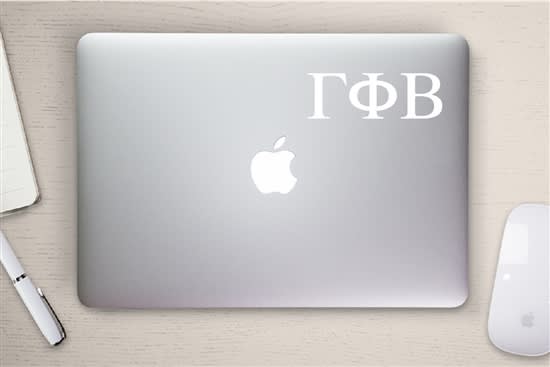 Gamma Phi Beta Computer Decal