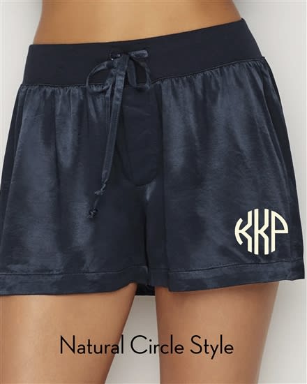 PJ Harlow Mikel Shorts - Navy (pick your monogram)