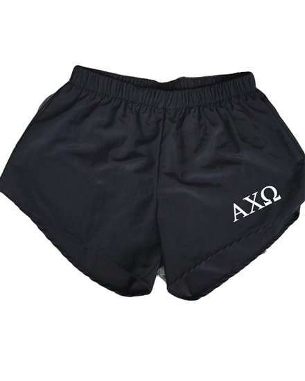 Black Sorority Shorts - Alpha Chi