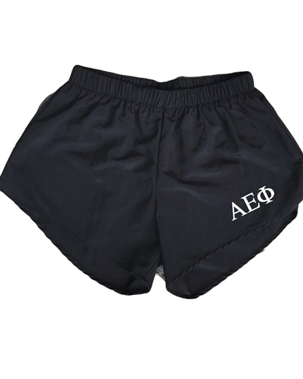 Black Sorority Shorts - AEPhi