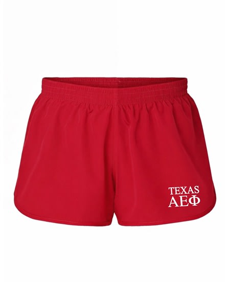 Red TEXAS Style Shorts - AEPhi