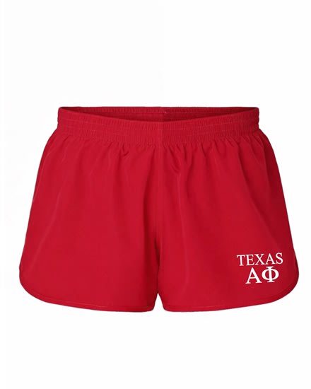 Red TEXAS Style Shorts - Alpha Phi