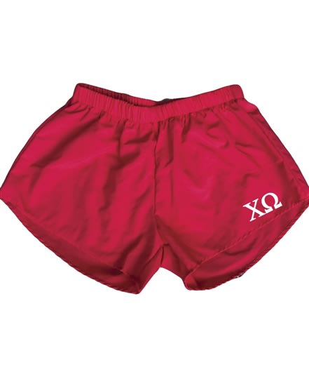 Red Sorority Shorts - Chi O