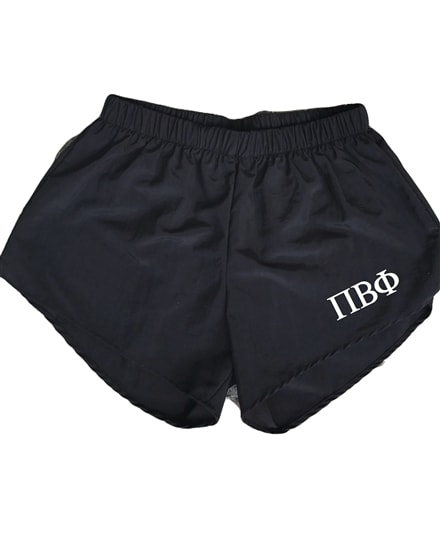 Black Sorority Shorts - Pi Phi