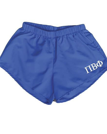 Blue Sorority Shorts - Pi Phi
