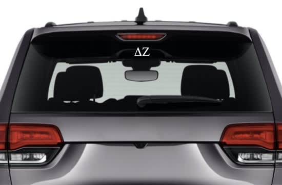 Delta Zeta Sorority Car Decal