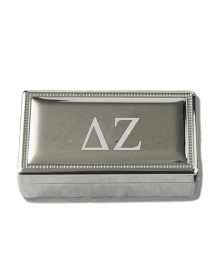 Silver Pin Box - Delta Zeta