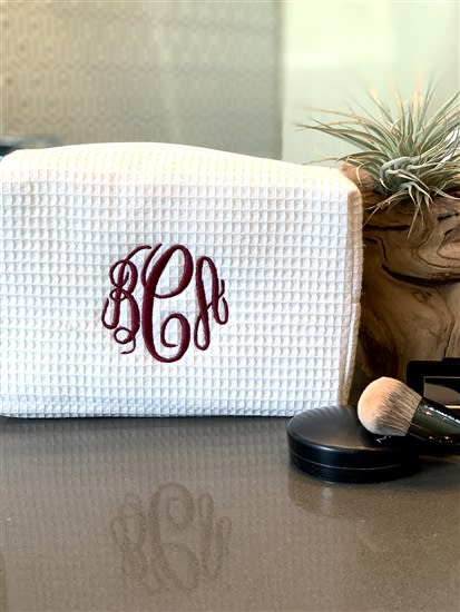 Custom Waffle Bag - Master Circle (wine)