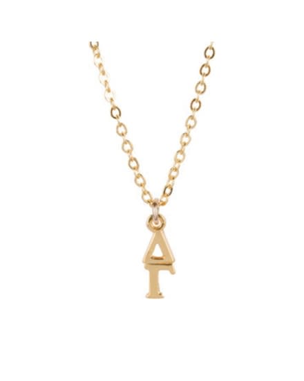SP Gold Lavalier Necklace - Delta Gamma