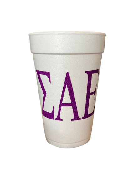 Styrofoam Cups - Sigma Alpha Epsilon