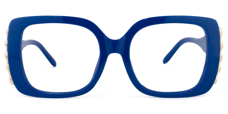 Delphia - Square Yellow Eyeglasses