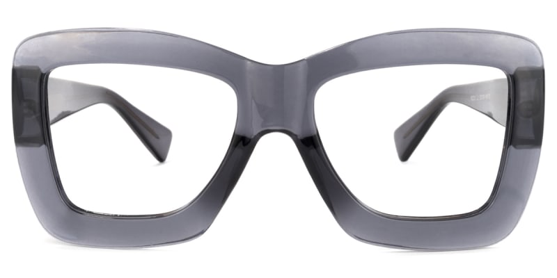 Zaida - Square Peacock/Blue Eyeglasses