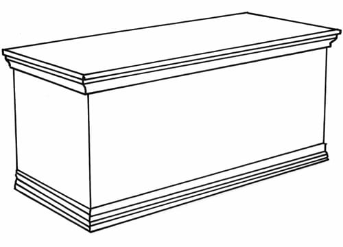 Large Maple Blanket Chest, 48" x 20" x 20" Large Maple Blanket Chest, 48" x 20" x 20"