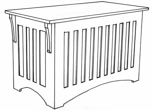 Cherry Mission Cedar Chest