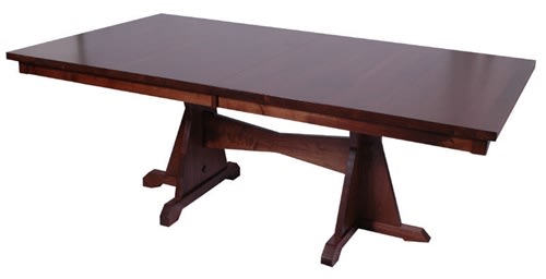 100" x 42" Mixed Wood Colonial Dining Room Table