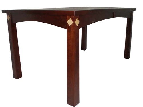 42" x 42" Hickory Shaker Dining Room Table