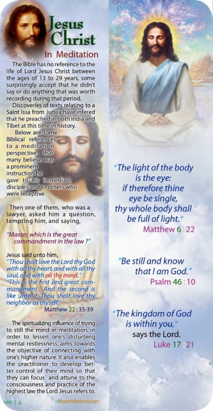 BMK-14 Jesus Christ in Meditation