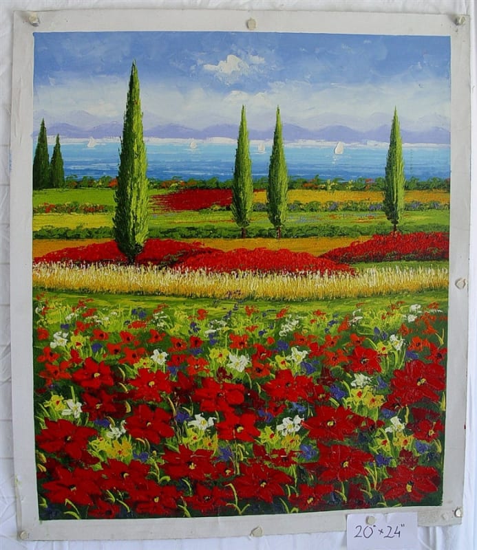 Landscape 24" x 24" Original Oil Painting