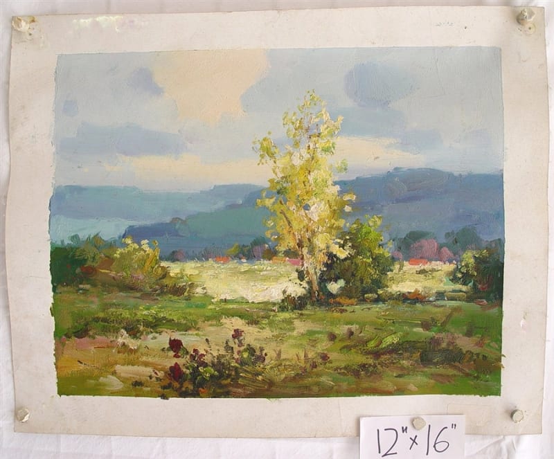 Landscape Original Oil Painting 12" x 16"