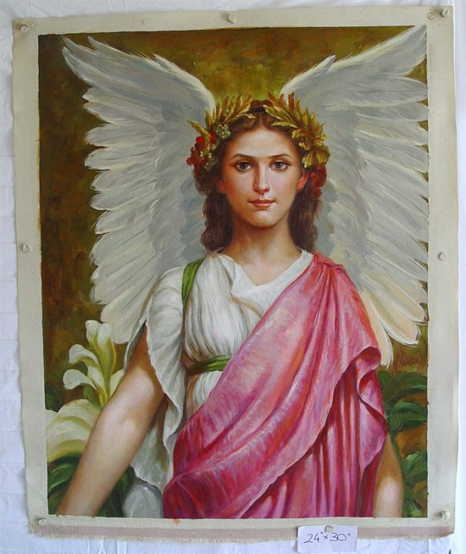 Celtic Angel - Original Oil Painting 24" x 30"