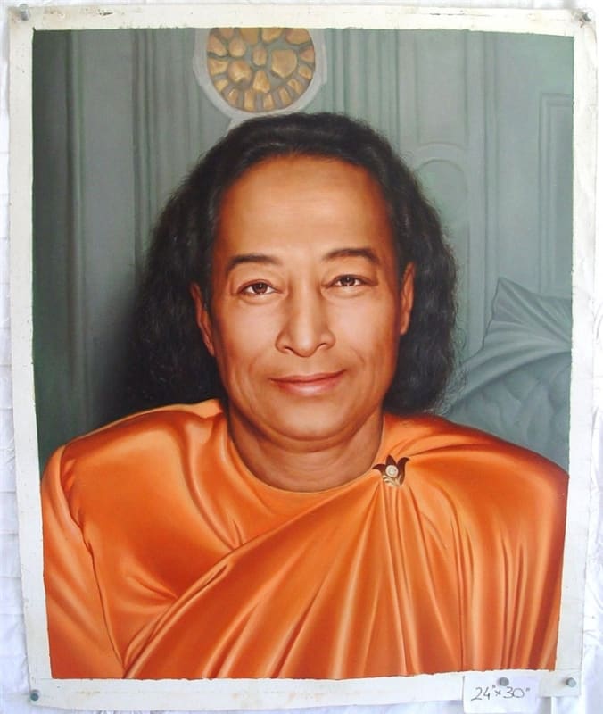 Paramahansa Yogananda Original Oil Painting 24" x 30"