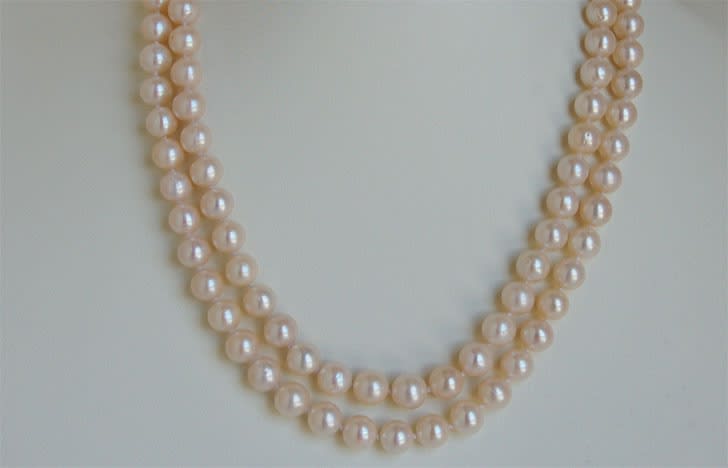 HIGH QUALITY PEARL DOUBLE NECKLACE
